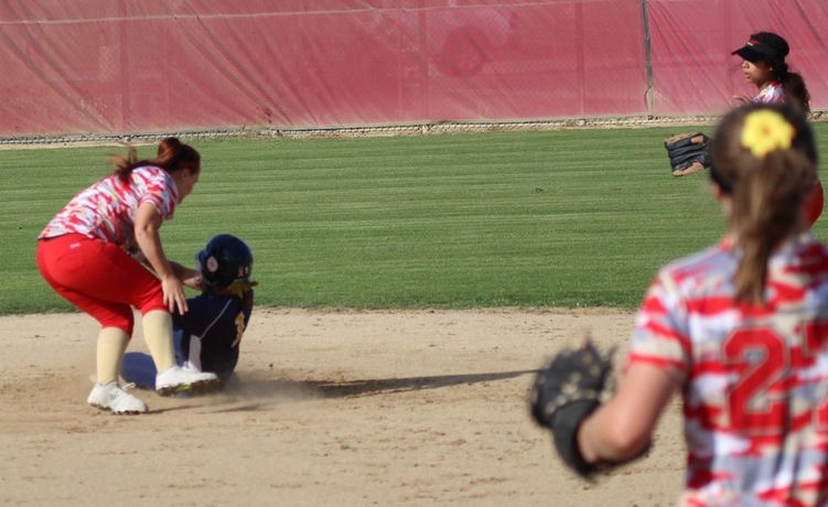 COD Softball grabs first win in PCAC, skewers the Knights, 9-1
