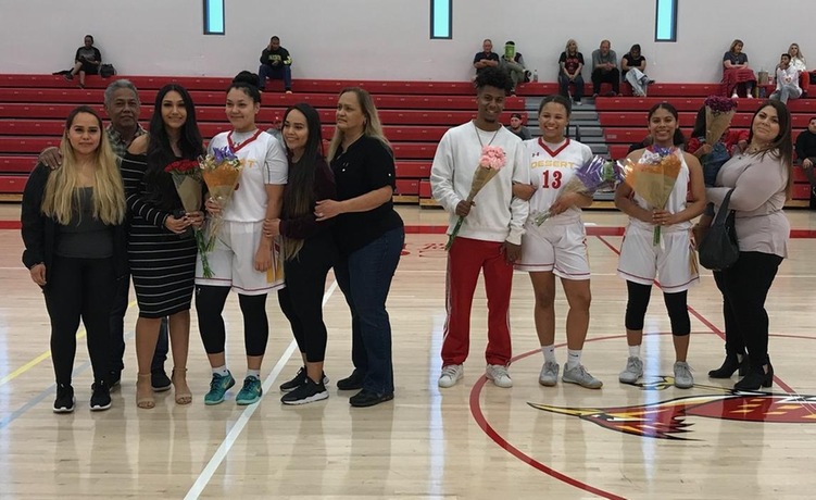 COD Women’s Basketball celebrates Sophomore Night against the Comets