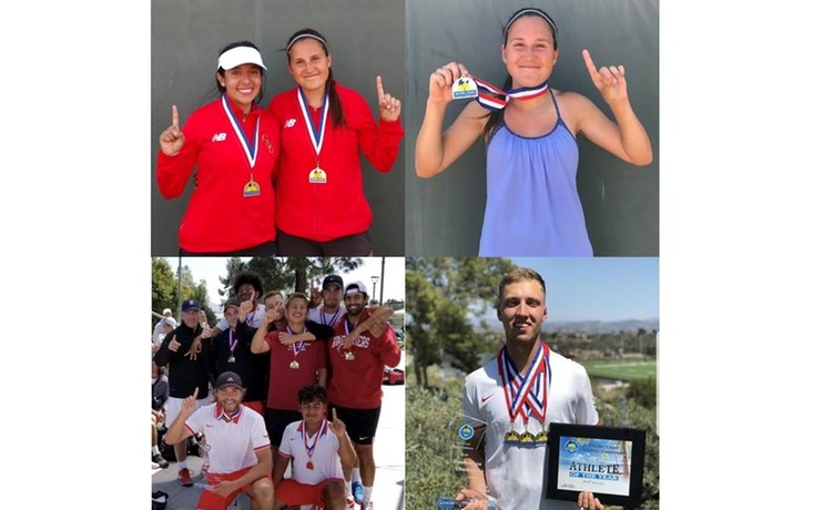 COD Women’s & Men’s Tennis win PCAC individual and team titles