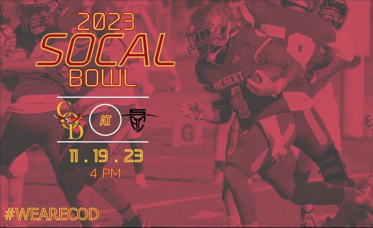 COD Football to travel to Santa Ana for the 2023 Southern California Bowl