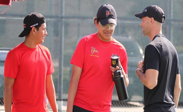 COD Men's Tennis gets back on track with win over Eagles, 7-2