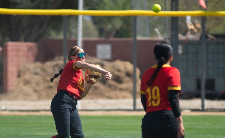 COD Softball sweeps COD Tri, 8-0 & 8-6