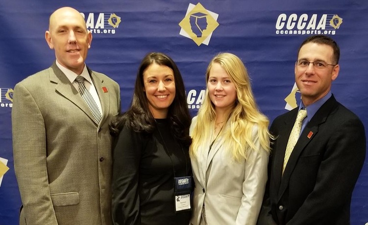 COD Women’s Soccer player presented with statewide Achievement Award