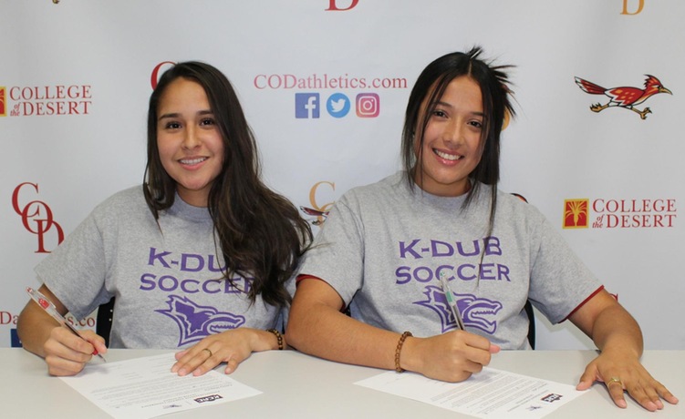 COD Women’s Soccer: Murguia & Carrillo sign letters with Kansas Wesleyan