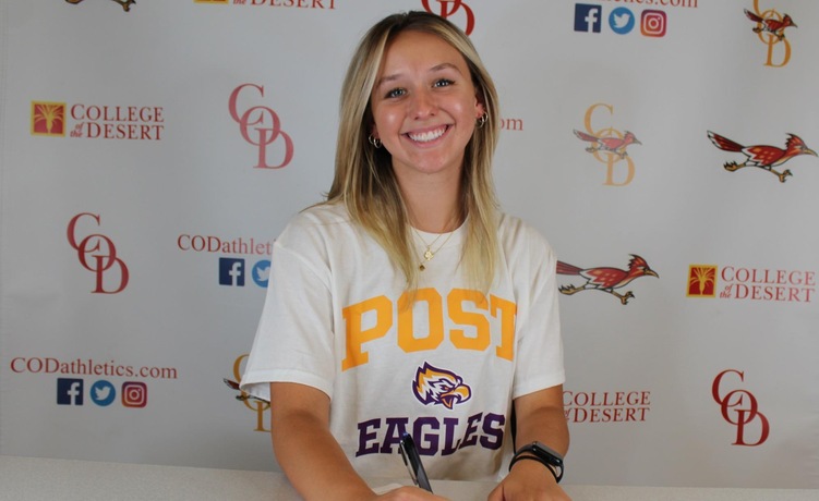 COD Women’s Volleyball: Sandy signs letter with Post