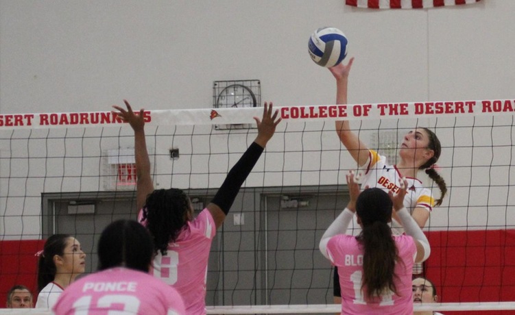 COD Women's Volleyball holds on for win over Rams, 3-1