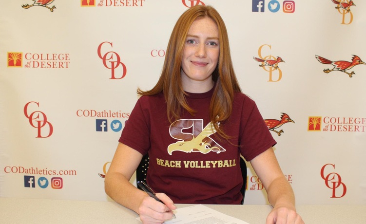 COD Beach Volleyball: Alexander signs letter with Saint Katherine