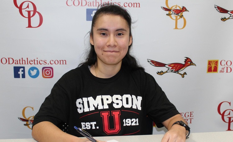 COD Women’s Soccer: Ybarra signs letter with Simpson
