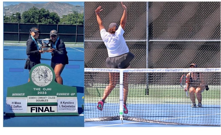 COD Women's Tennis: Thrilling Doubles Finals Won by Roadrunners Duo